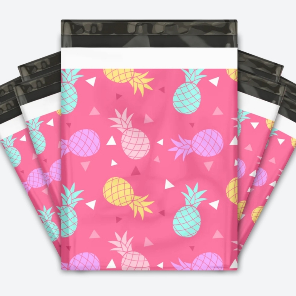 💜10 ct pink pineapple Poly Mailers